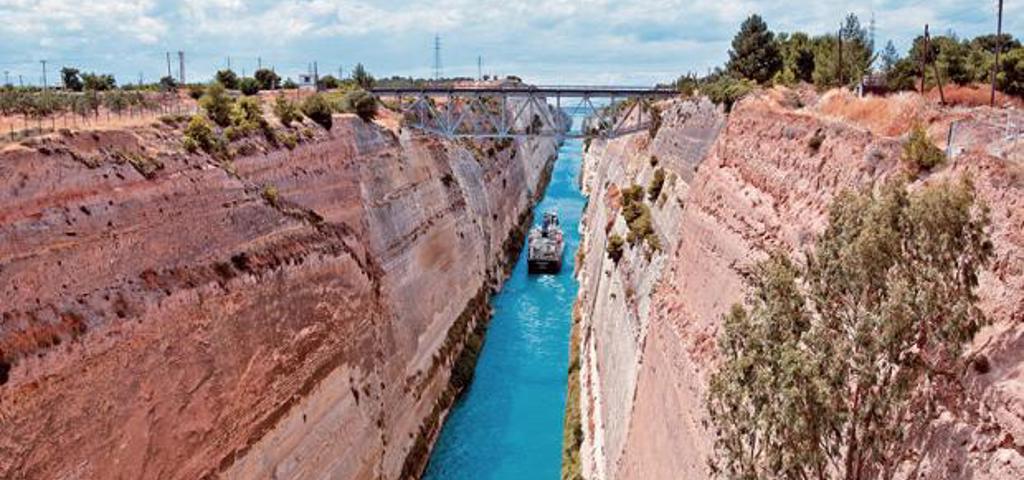 Προχωρούν τα έργα αποκατάστασης της Διώρυγας Κορίνθου 